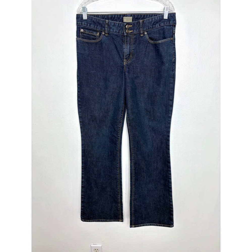 Gap 1969 Essential Bootcut Jeans Womens 12/31R Dark Wash Denim Classic Casual